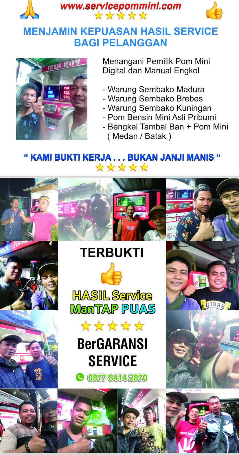 servis pom mini tangerang