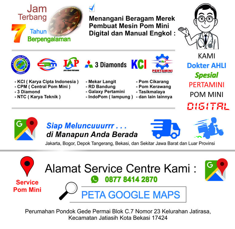 service pom mini tangerang